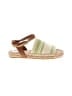 Tory Burch Stripes Tan Sandals Size 5 1/2 - photo 1