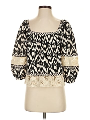 Christian Siriano New York 3/4 Sleeve Blouse (view 1)