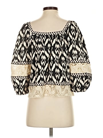 Christian Siriano New York 3/4 Sleeve Blouse (view 2)
