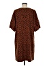uncle frank Animal Print Brown Casual Dress Size M - photo 2