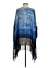 Chico's 100% Polyester Blue Poncho Size Sm (0) - photo 2