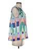 Crosby 100% Polyester Blue Sleeveless Blouse Size S - photo 4