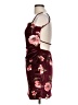 Love Squared Floral Burgundy Cocktail Dress Size L - photo 5