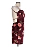Love Squared Floral Burgundy Cocktail Dress Size L - photo 4