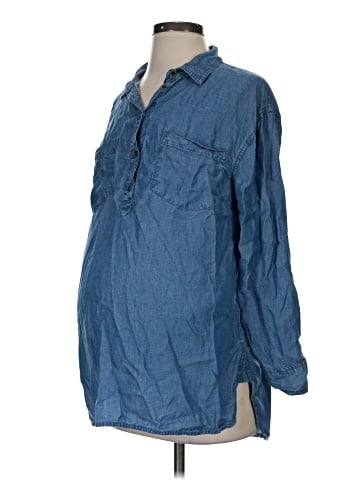 Old Navy - Maternity Long Sleeve Blouse (view 1)