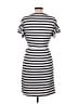 Chaps Stripes Gray Casual Dress Size M - photo 2