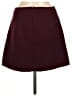 Express Solid Burgundy Casual Skirt Size 6 - photo 2