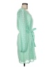Francesca's 100% Polyester Green Casual Dress Size M - photo 4