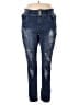 Assorted Brands Hearts Blue Jeans Size 18 - photo 1