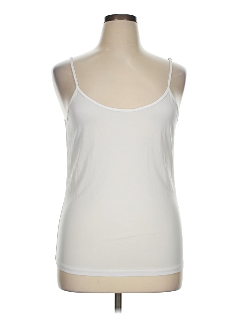 Pre-owned Unbranded Tank Top White Strapless Neckline Tops