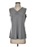 Susan Graver Gray Sleeveless Top Size XS - photo 1