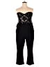 Express Argyle Black Jumpsuit Size 18 (petite) - photo 1