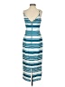 Runaway Stripes Teal Casual Dress Size XS - photo 2