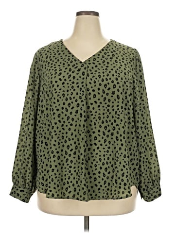 Lush 3/4 Sleeve Blouse (view 1)