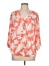 Torrid 100% Polyester Orange 3/4 Sleeve Blouse Size Lg Plus (0) - photo 1