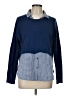 VERTIGO Blue Long Sleeve Top Size L - photo 1