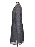 Ann Taylor 100% Polyester Gray Casual Dress Size L - photo 5