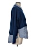 VERTIGO Blue Long Sleeve Top Size L - photo 4