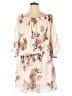 Blush 100% Polyester Floral Ivory Romper Size 3X - photo 1