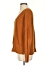 Lucky Brand Solid Orange Pullover Sweater Size S - photo 5