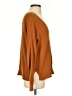Lucky Brand Solid Orange Pullover Sweater Size S - photo 4