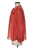 Lucky Brand Red Long Sleeve Blouse Size M - photo 5