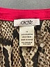 Cache 100% Polyester Brown 3/4 Sleeve Blouse Size XS - photo 7