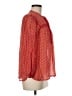Lucky Brand Red Long Sleeve Blouse Size M - photo 4