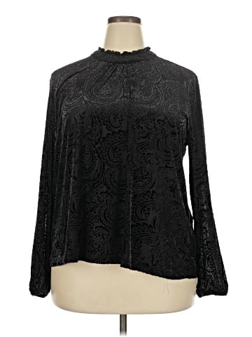 Tribal Long Sleeve Blouse (view 1)