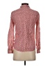 Holding Horses Print Red Long Sleeve Blouse Size 2 - photo 2