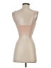 Reset 100% Polyester Tan Sleeveless Top Size S - photo 2