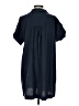 Zaful Blue Short Sleeve Button-Down Shirt Size S - photo 2