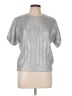 Assorted Brands Metallic Silver Pullover Sweater Size L - photo 1