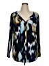 Worthington Blue Long Sleeve Blouse Size XL - photo 1