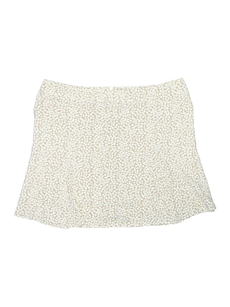 Pre-owned Pink Lily Casual Skirt In Ivory