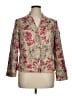 R.Q.T Floral Gold Blazer Size 16 - photo 1