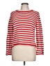 A New Day 100% Cotton Stripes Red Pullover Sweater Size L - photo 1