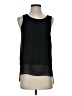 HD in Paris 100% Polyester Black Sleeveless Blouse Size 4 - photo 1