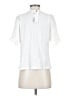 DKNY White Short Sleeve Top Size S - photo 2