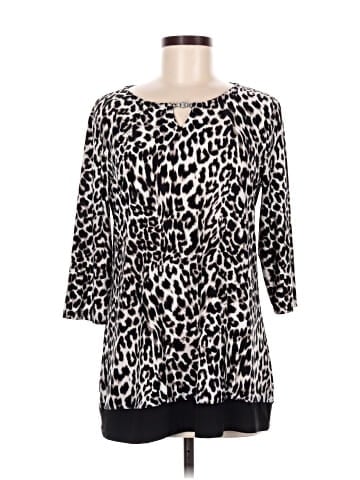 Christopher & Banks 3/4 Sleeve Blouse (view 1)