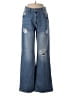 Unbranded Hearts Blue Jeans Size M - photo 1