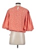 Vince Camuto 100% Polyester Orange 3/4 Sleeve Blouse Size XS - photo 2