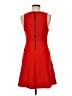 Leifsdottir Solid Red Casual Dress Size 6 - photo 2