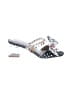 Betsey Johnson Polka Dots Silver Sandals Size 8 1/2 - photo 1