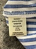 Max Studio Stripes Blue Short Sleeve Blouse Size S - photo 8