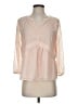 Ann Taylor LOFT 100% Polyester Pink 3/4 Sleeve Blouse Size S (petite) - photo 1