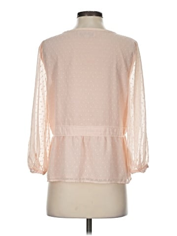 Ann Taylor LOFT 3/4 Sleeve Blouse (view 2)