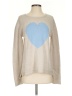 Coldwater Creek Hearts Tan Sweatshirt Size S - photo 1