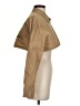 Layla 100% Cotton Tan 3/4 Sleeve Button-Down Shirt Size XS - photo 4
