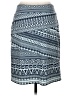 J. McLaughlin Print Blue Casual Skirt Size S - photo 2